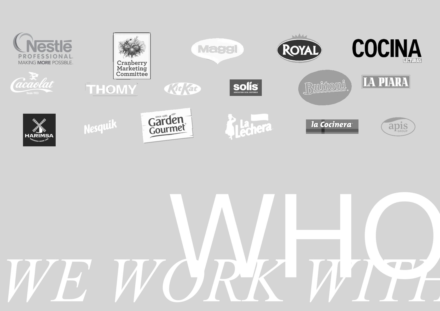 Imagen de marcas con las que trabajamos