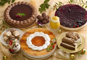 Buffet de postres.