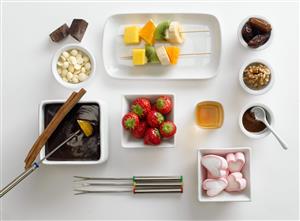 Fondue de Chocolate. Receta disponible.