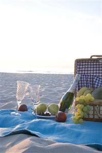 Picnic en la playa.