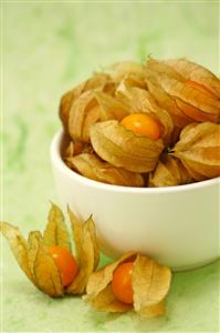 Alquequenje o physalis.