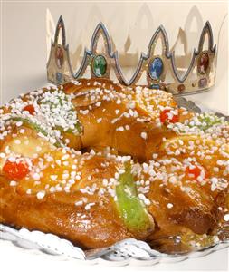 Cocina de Navidad. Roscon de Reyes. Receta disponible TR.
