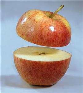 Manzana cortada. 