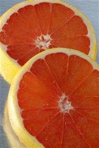 Rodajas de pomelo.