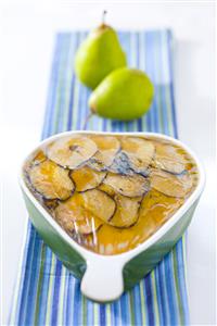 Pate de ave con peras. Poutlry pate with pear. Receta disponible.