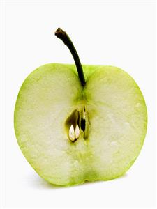 Half of a Granny Smith Apple