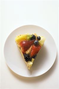 Piece of fruit gateau