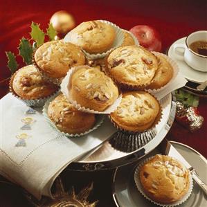 Date and apple muffins for Christmas