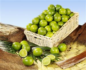 Still life with limes