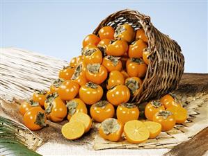 Sharon fruits in a basket