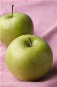 Two Granny Smith apples