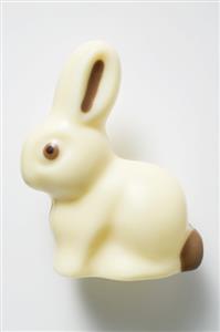 White chocolate Easter Bunny