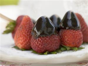 Chocolate-dipped strawberries