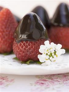 Chocolate-dipped strawberries