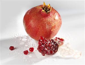 Pomegranate and pomegranate seeds