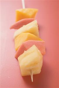 Exotic fruit skewer