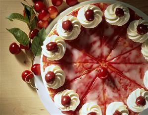 Dutch cherry cake