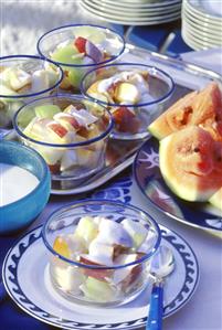 Fruit with Honey Yogurt (1)