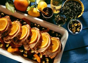 Roast Pork with Oranges & Olives (2)