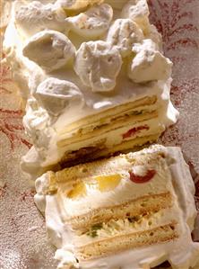 Zuppa inglese (sponge with vanilla cream), Latium, Italy