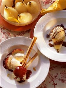 Peach Melba & Pear Belle Helene