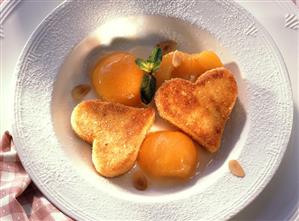 Roasted Semolina Hearts with Apricots