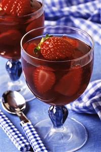 Strawberry and port wine jelly