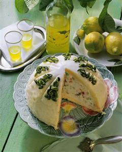 Cassata siciliana (celebration cake), Sicily, Italy