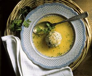 Bacon dumpling soup (Italy)