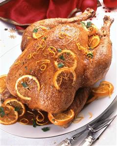 Whole Turkey Basted in Oranges