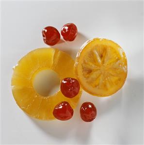 Pineapple Cherries and Orange