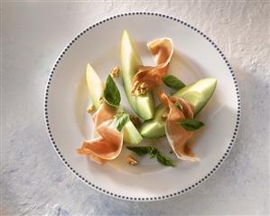 Prosciutto e melone (Honeydew melon and ham, Italy)