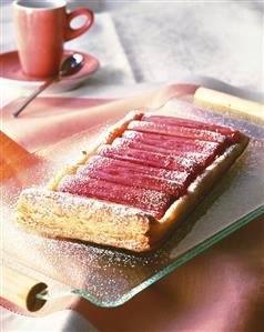 Rhubarb tart