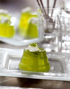 Green lime jelly