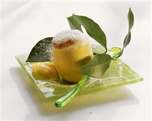 Citrus souffle in the fruit skin (1)