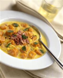 Pumpkin and coconut soup