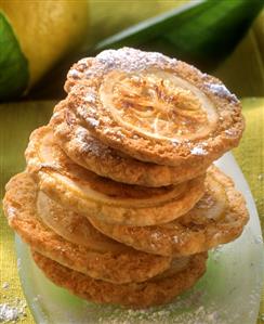 Citrus wheels (biscuits with candied lemon slices, 2)