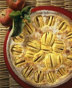 Alsatian apple cake