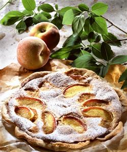 Peach tart