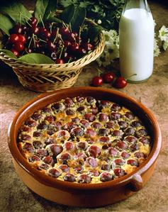Clafouti with cherries