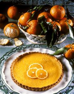 Clementine tart