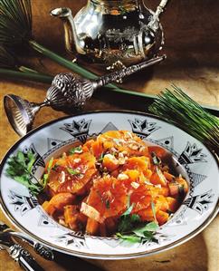 Orange & carrot salad with coriander from Egypt