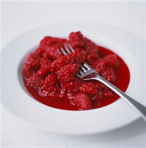 Raspberry compote