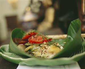 White fish fillet with tomatoes (from Malaysia, 1)