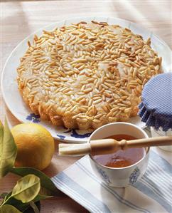 Orange cake with pine nuts (3)