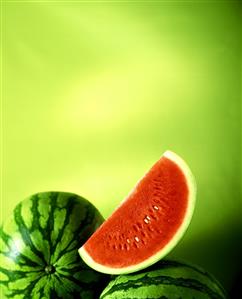 Slice of watermelon.