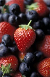Strawberries; Blueberries