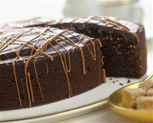 Iced chocolate cake (2)