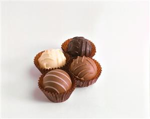 Assortment of Gourmet Chocolate Truffles