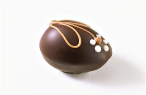 Egg-shaped chocolate